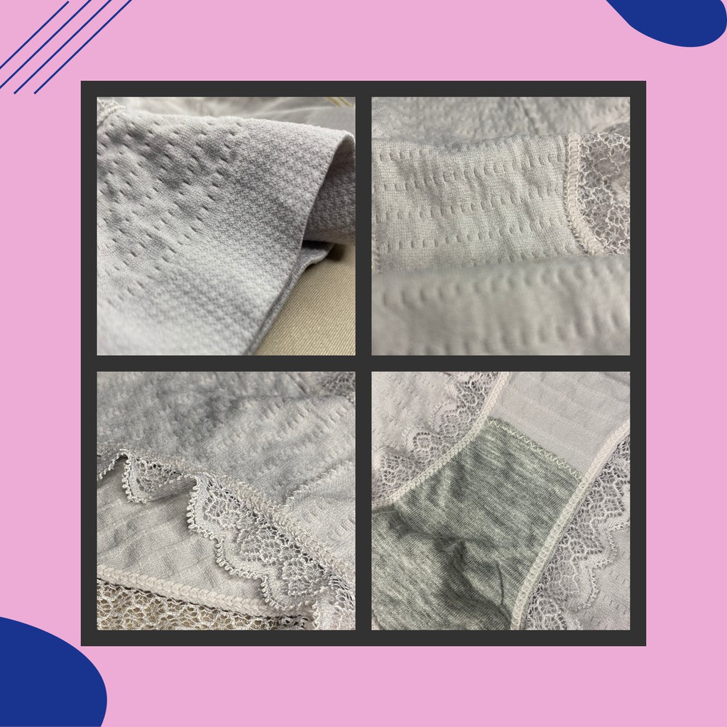 Quần Lót Nữ COTTON DỆT KIM HÌNH VÂN SỌC cao cấp kháng khuẩn, sexy gợi cảm ôm dáng không tạo hằn | BigBuy360 - bigbuy360.vn