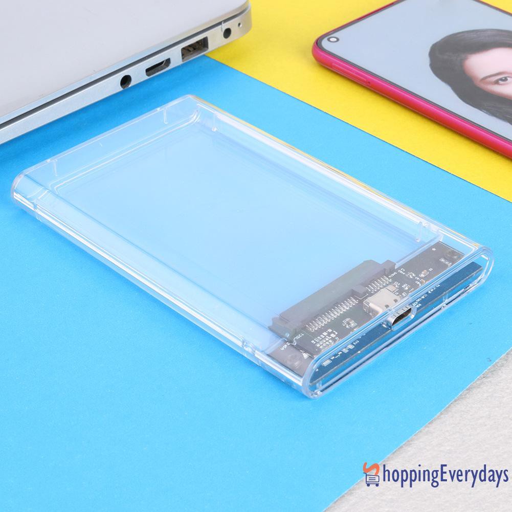 Hộp Đựng Ổ Cứng Ngoài Usb 3.1 Type-C 2.5 Inch Sata Hdd Ssd Ốp | BigBuy360 - bigbuy360.vn
