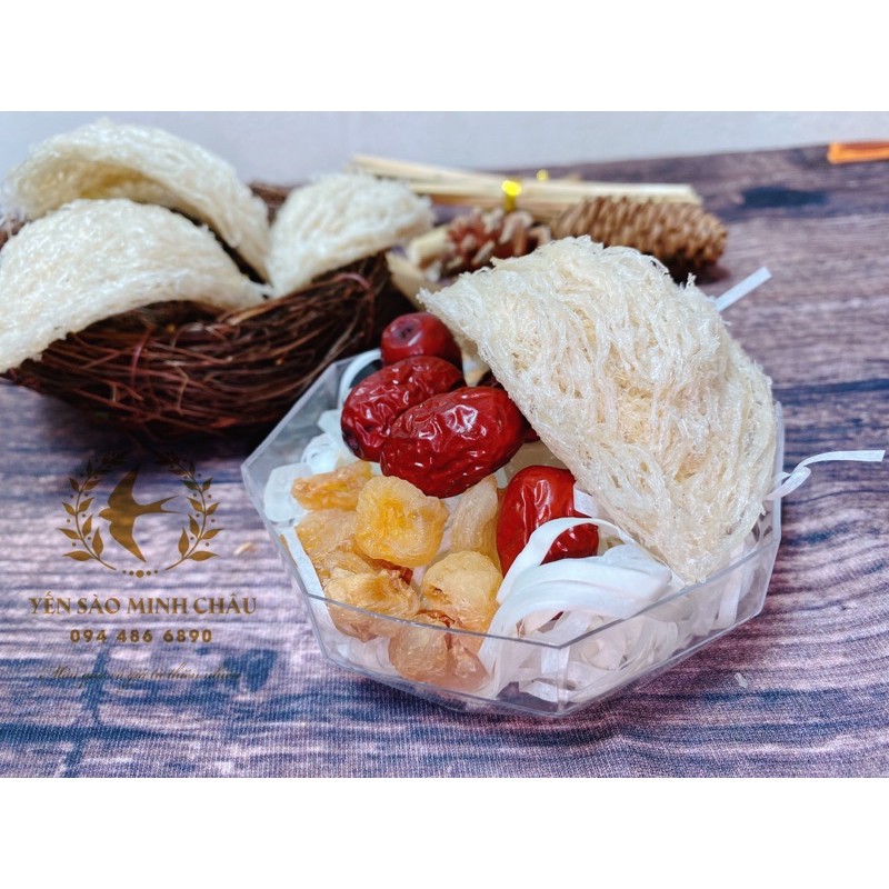 Tổ Yến sào Tinh Chế loại ĐẶC BIỆT nguyên sợi 10gr + 🎁 tặng Nguyên liệu chưng Cung Đình !!