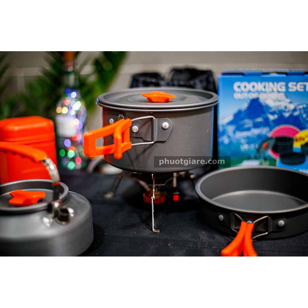 [Freeship 50k] Bộ nồi phượt du lịch gọn nhẹ 3 món | BigBuy360 - bigbuy360.vn