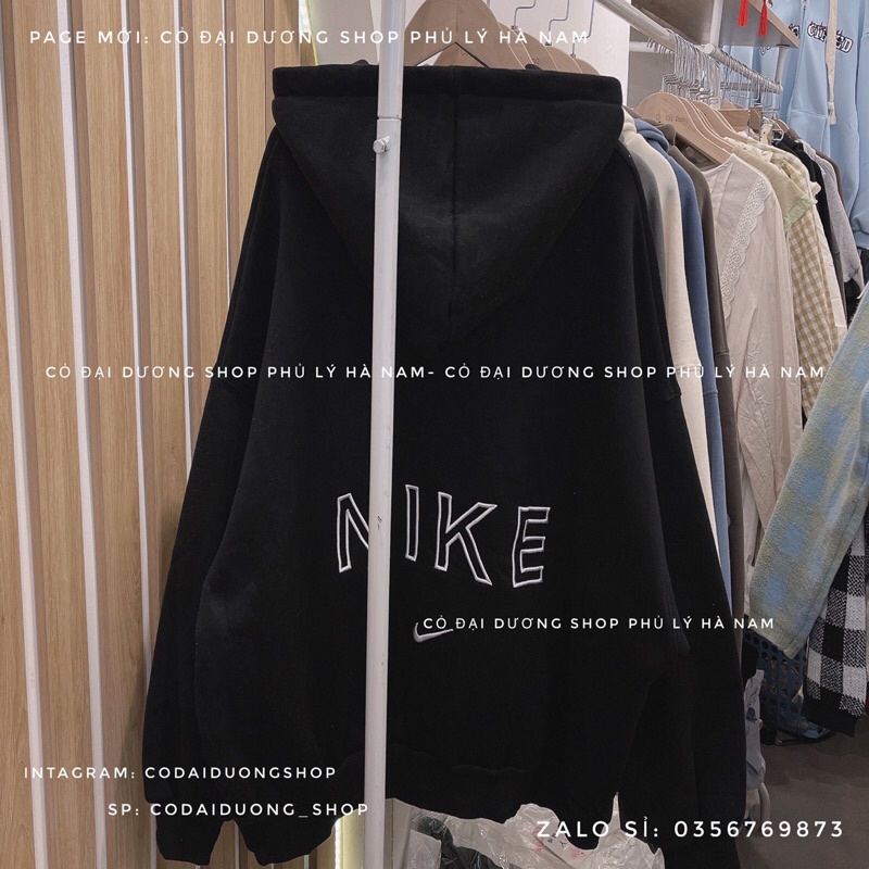 áo nỉ hoodie naiii chữ lưng | BigBuy360 - bigbuy360.vn