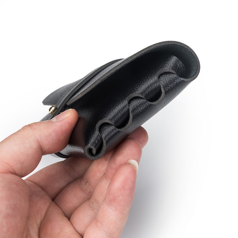 1 Hộp Đựng Mắt Kính Bằng Da PVC Có Khóa Cài Ốp