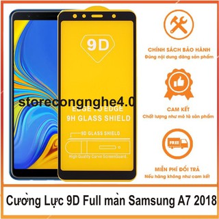 Kính cường lực 9D full màn Samsung A7 2018/A750