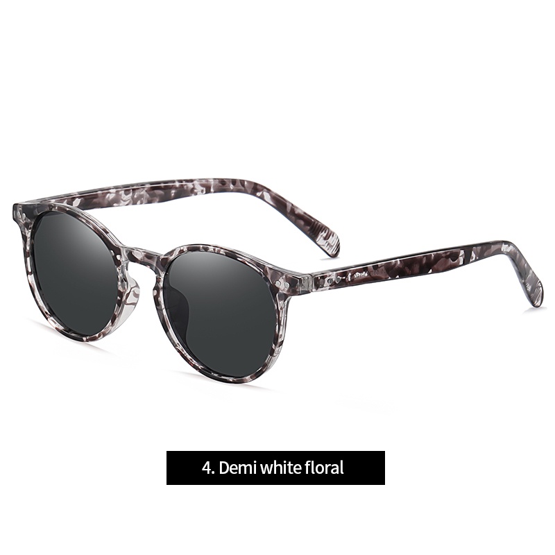 Kính mát phân cực ZELIN TR3331 gọng tròn thời trang cho nam và nữ