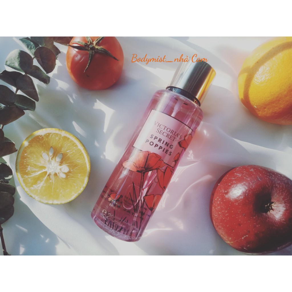 [BODYMIST] Xịt thơm toàn thân Bodymist Victoria’s Secret hương Spring Poppies