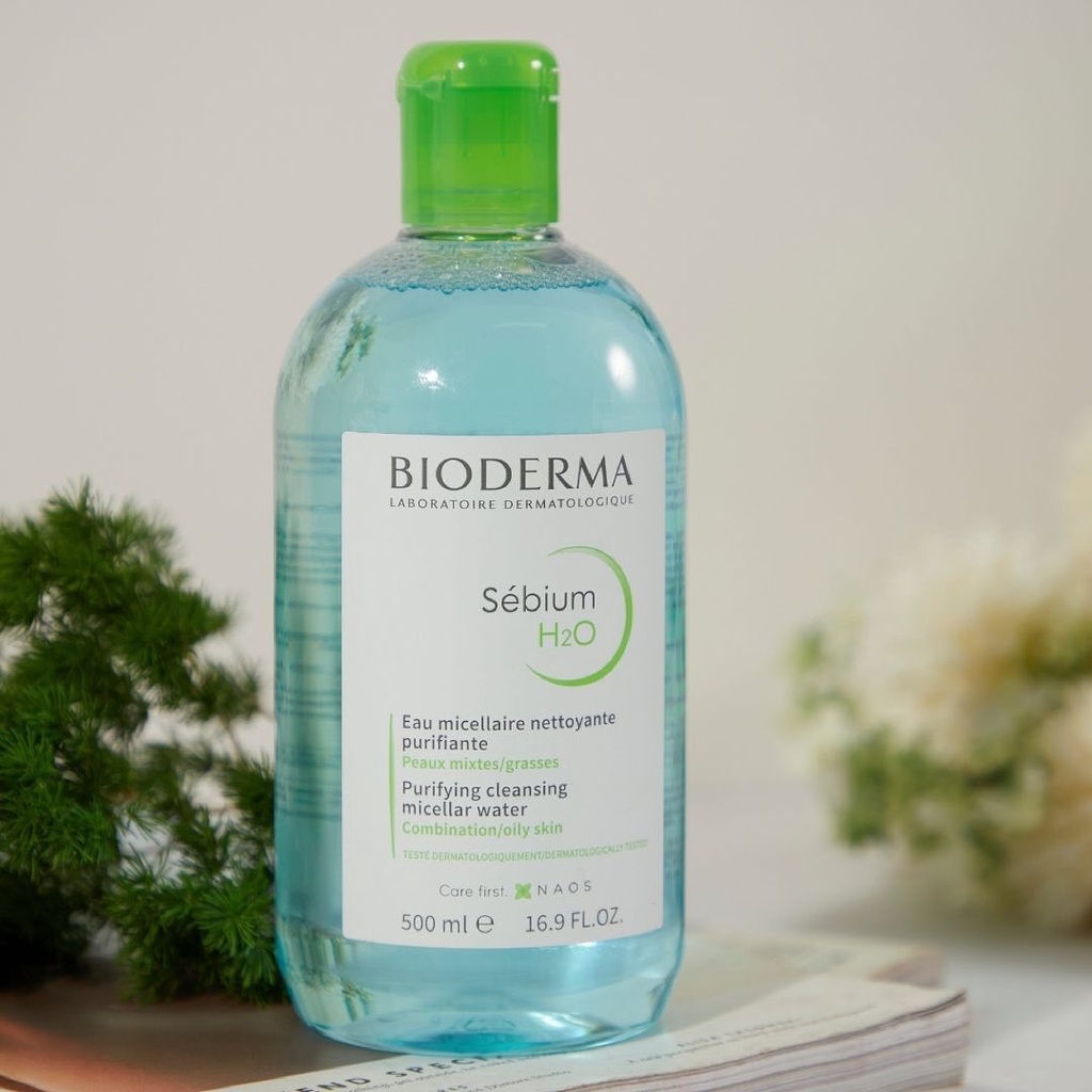 Tẩy Trang Bioderma Xanh Sebium H2O Micellar Water 500ml 250ml 100ml - Khongcoson