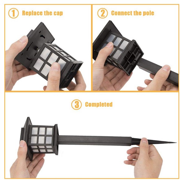 Đèn LED trang trí đường đi sân vườn sử dụng năng lượng mặt trời