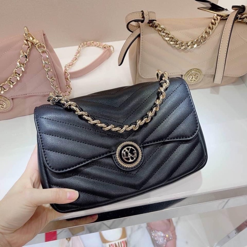 Túi lyn đeo chéo khoá tròn