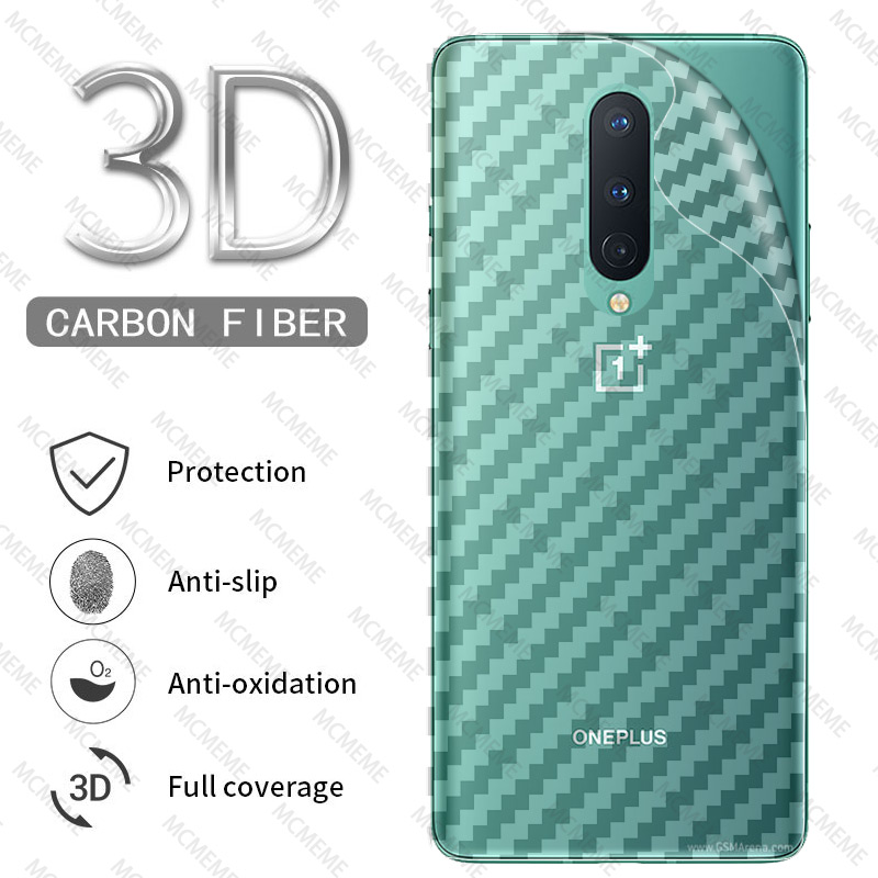 Miếng dán sợi carbon bảo vệ mặt lưng điện thoại Oneplus Nord N10 8 8T 7 7T 6 6T 5 5T Pro 1+8 1+7 1+7T 1+6T 1+5 1+5T 5G