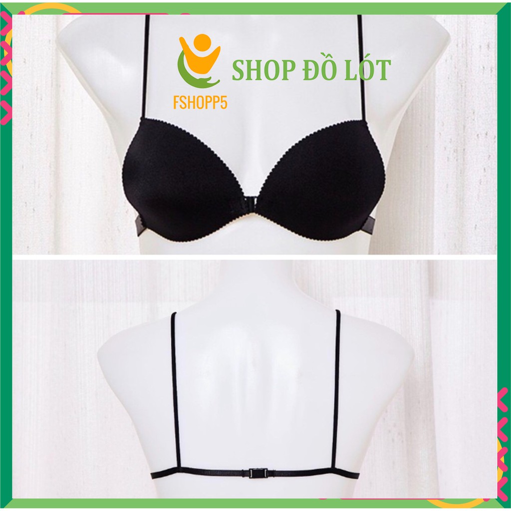 Áo lót đệm mỏng không gọng su đúc dây nhỏ hở vai lưng sexy kháng khuẩn khử mùi AOLOT14