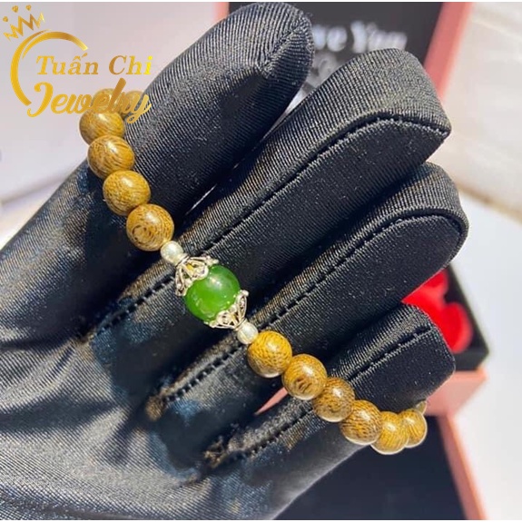 [HÀNG CHUẨN] Vòng Tay Trầm Hương Tự Nhiên Kết Hợp Đá Phong Thủy Theo Mệnh May Mắn, Tài Lộc, Vòng Đôi Đẹp