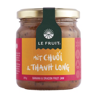 Mứt chuối & thanh long từ trái cây tươi le fruit 225g