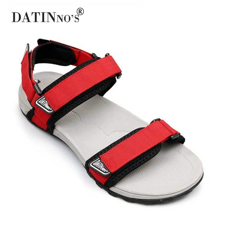 Giày Sandal Nam Quai Ngang Thời Trang DATINNOS (BẢO HÀNH CHÍNH HÃNG 12 THÁNG, ĐƯỢC ĐỔI SIZE)  - SDDN101 đen xanh rêu đỏ