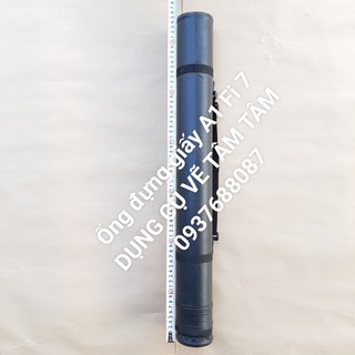 [ TÂM TÂM ]-Ống đựng giấy vẽ da, Ống da đựng giấy A1 Fi 7 đường kính 7cm dài 65cm-