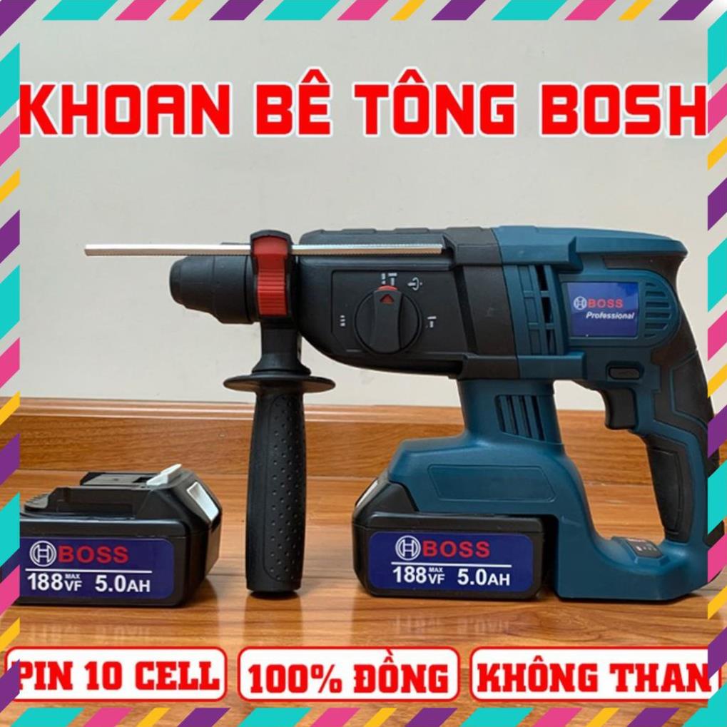 Máy Khoan Bê Tông Dùng Pin BOSCH 118V 3 Chức Năng HỖ TRỢ BH 1-1 24/7 . .