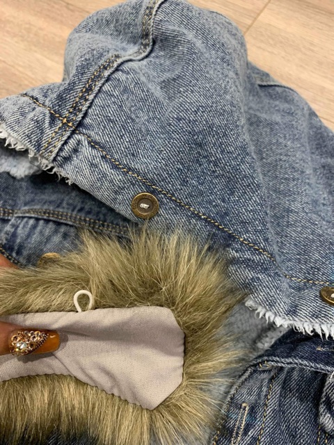 Áo jeans lót lông