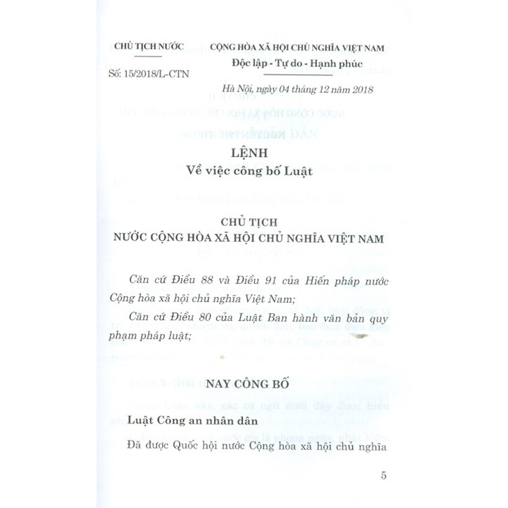 Sách - Luật Công An Nhân Dân (Hiện Hành) | BigBuy360 - bigbuy360.vn
