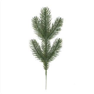 Nhánh lá thông kim giả tranh trí noel, phụ kiện handmade