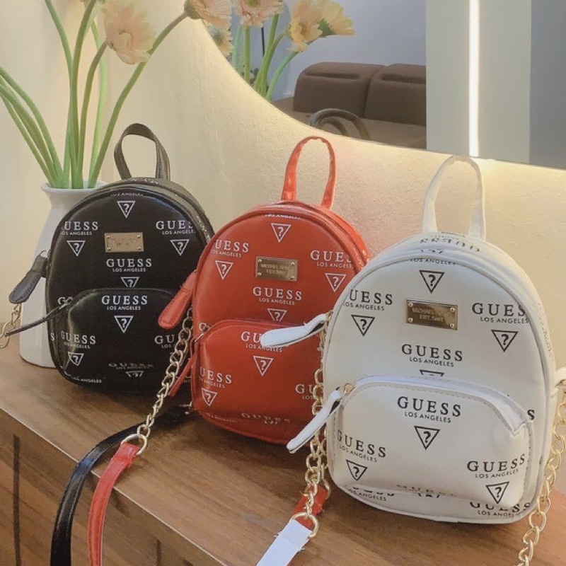 Túi đeo chéo 2 ngăn dáng đứng hoạ tiết chữ siêu xinh cho nữ (ảnh thật shop chụp)