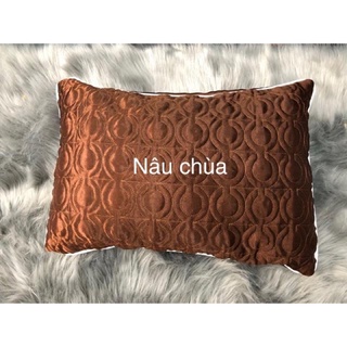 Gối lụa chần bông cho spa kích thước 32x45cm