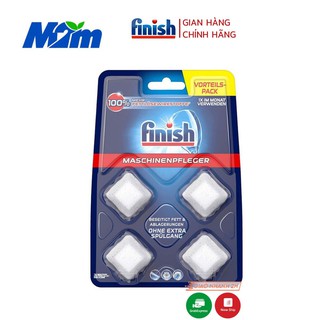 Viên vệ sinh máy rửa chén bát Finish cho máy rửa bát 4 viên/vỉ