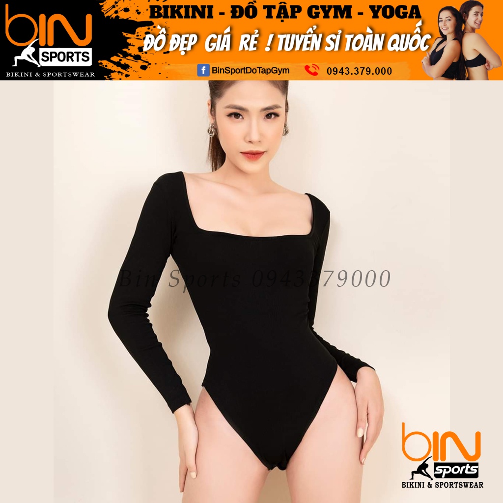 Bikini Đồ Bơi Nữ Nữ 1 Mảnh Dài Tay Freesize Bin Sports BHV163