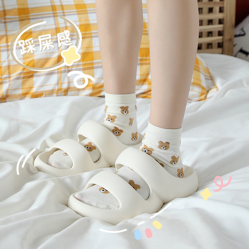 AYUER Dép sandal AYUER đế dày chống trượt phong cách Hàn Quốc
