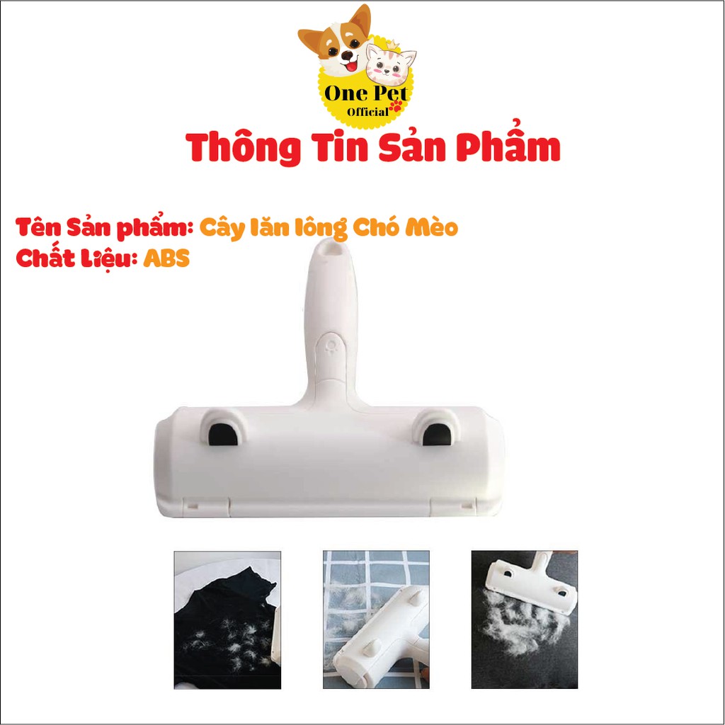 Cây lăn lông Mèo, Cây lăn lông Chó không cần thay lõi - One Pet Shop