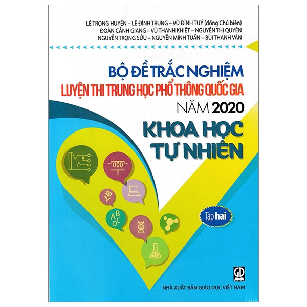 Sách - Bộ Đề Trắc Nghiệm Luyện Thi THPT Quốc Gia 2020 - Khoa Học Tự Nhiên - Tập 2