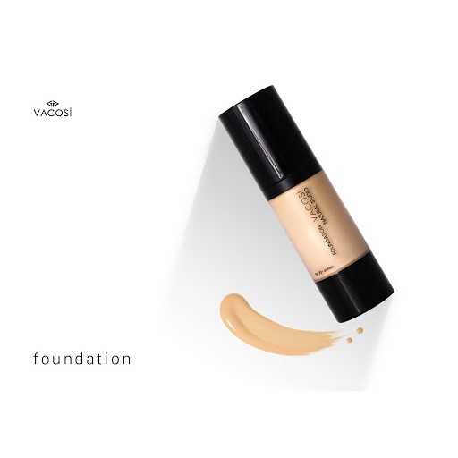 VACOSI NATURAL STUDIO OIL - FREE FOUNDATION KEM NỀN KỀM DẦU MỊN DA