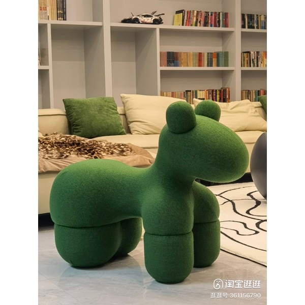 Pony chair - ghế thú cưng bọc nỉ cashmere 2021