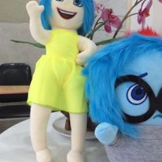 Gấu bông, bộ đôi vui vẻ (Joy) & buồn (Sadness) trong phim hoạt hình Inside Out