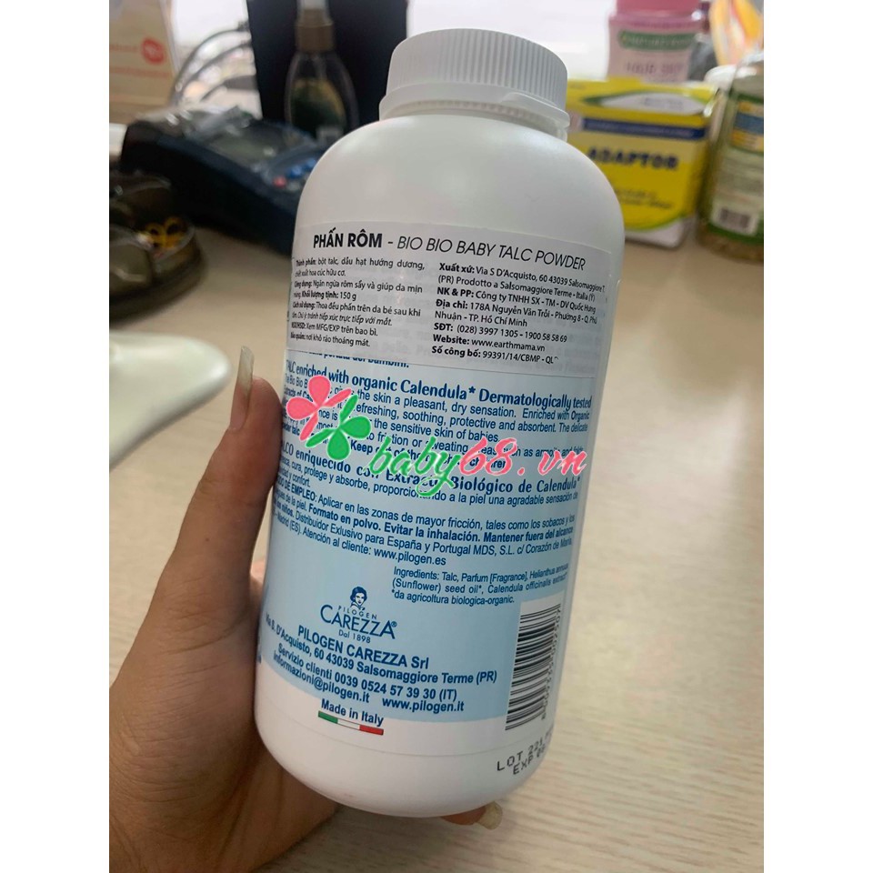 Phấn rôm an toàn cho bé Bio Bio Baby 250ml