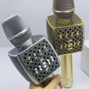 Micro karaoke bluetooth YS-95 JVJ cao cấp, mic livestrem cầm tay thích hợp loa bass