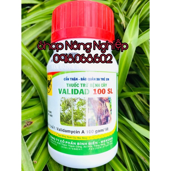 VALIDAD 100SL 100ml, sản phẩm sinh học phòng trừ Nấm Khuẩn cho cây trồng.