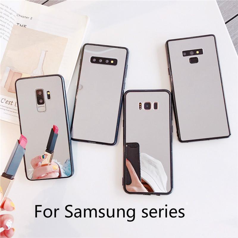 Ốp điện thoại tráng gương cho Samsung A21S A31 Note 20 Ultra A30S A50S A70S S20 Plus S20 Ultar A5 A7 2017 A5 A8 2018 A6 Plus A6 + 2018