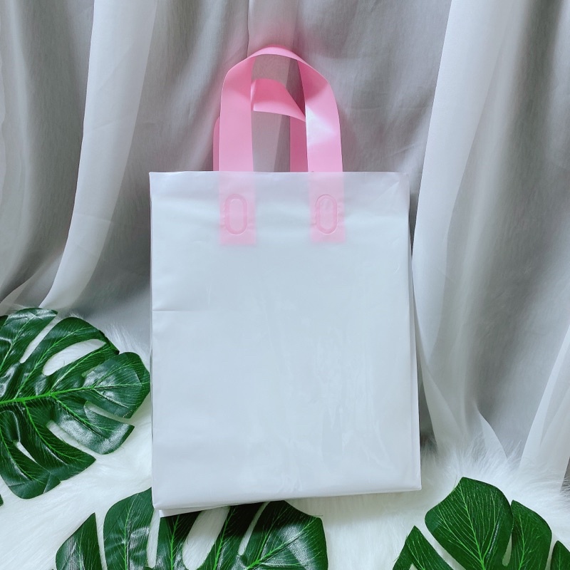 1KG trắng sữa ép quai hồng siêu xinh đựng quần áo mỹ phẩm đủ size