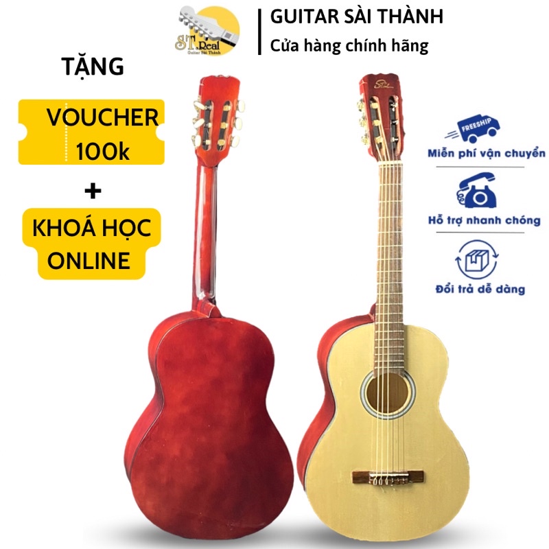 Đàn Guitar Classic Mã ST-C1 Full Size 41 Inch Chất Gỗ Nhập Khẩu Chính Hãng ST.Real Guitar Sài Thành