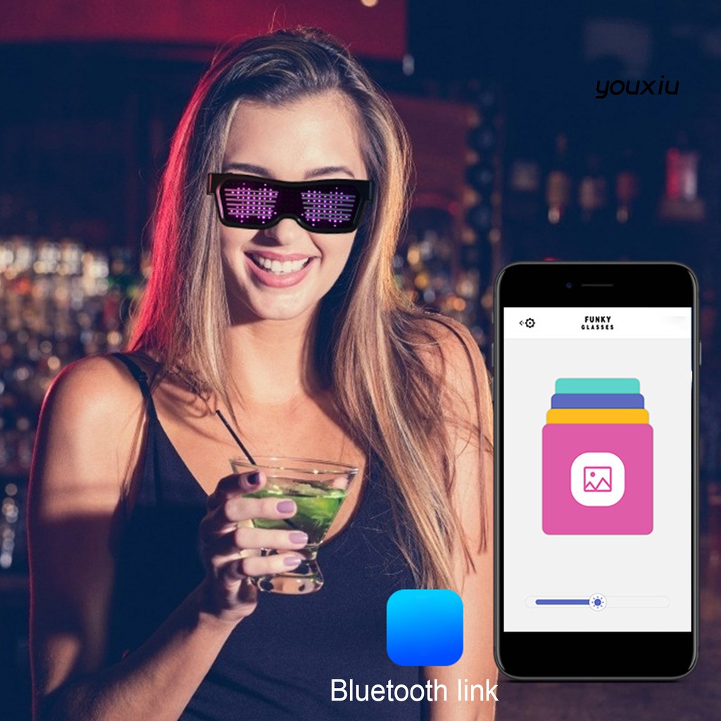 Mắt Kính Tích Hợp Đèn Led Và Kết Nối Bluetooth