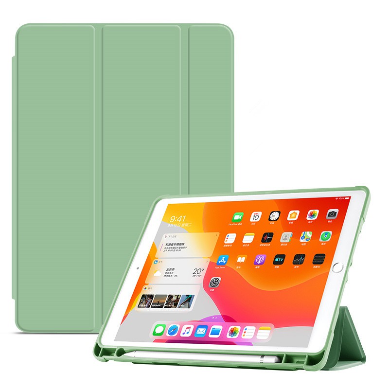 bao da ipad 2020/2019/2018 Chức năng đánh thức và ngủ tự động với khay đựng bút ipad gen 8 7 6 5 air 3 2 1 mini 5 mini 4