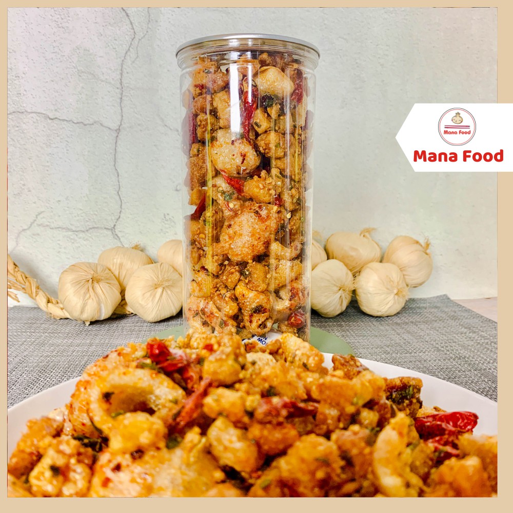 250G Da Heo Tóp Mỡ Mana Food | Da heo cay mặn béo giòn | BigBuy360 - bigbuy360.vn