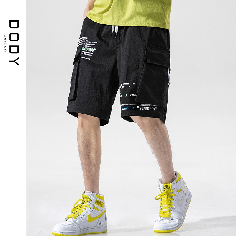 Quần Short Nam ống rộng Cao Cấp Trẻ Trung Hàn Quốc Unisex Nam Nữ [DODY Saigon / Quần Short Nam Ống Rộng] | BigBuy360 - bigbuy360.vn