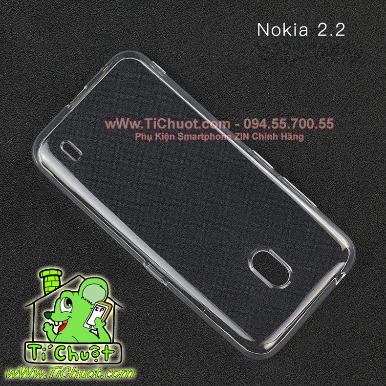 Ốp lưng Nokia 2.2 Dada Dẻo Trong suốt