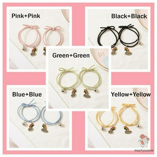 Vòng Đeo Tay Cho Cặp Đôi Có Nam Châm Mặt Hình Phi Hành Gia Cầu Vồng Thời Trang