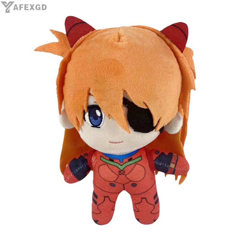 Thú Nhồi Bông Hình Nhân Vật EVANGELION EVA Asuka Langley Soryu Ayanami Rei 20cm