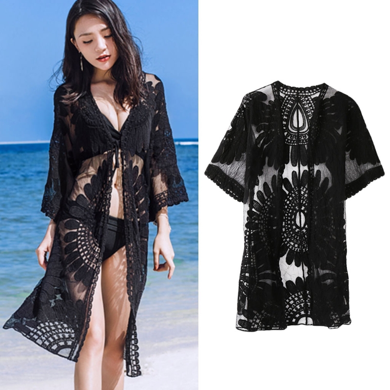 Áo choàng Cardigan đi biển