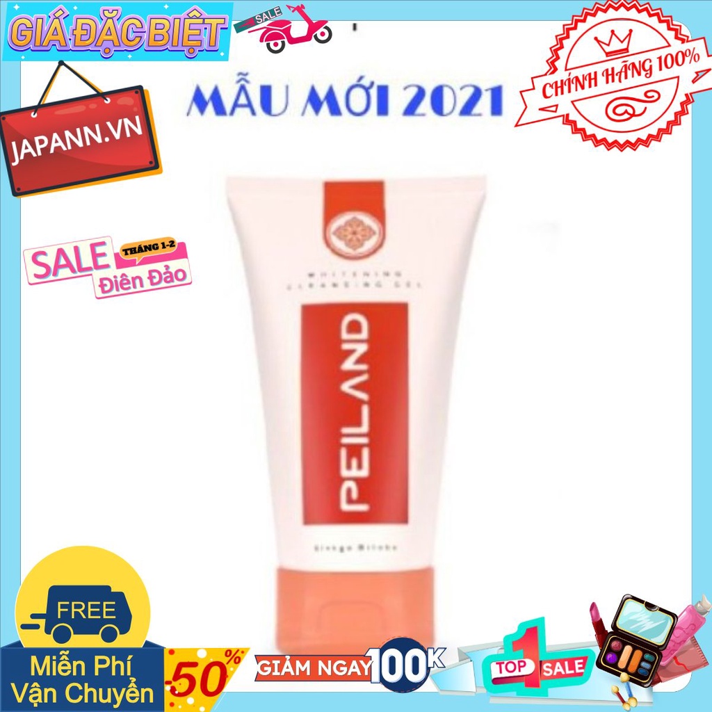 Sữa rửa mặt sáng da không tạo bọt màu cam 100ml (da nhờn) ＣＨÍＮＨ ＨÃＮＧ １００%