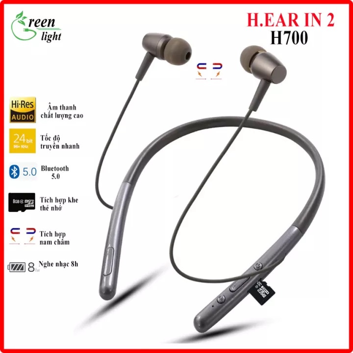 Tai Nghe Bluetooth Sony Mới, Tai Nghe Bluetooth Nhét Tai Sony WI-H700 Chống Ồn, Tai Nghe Wireless H.ear In 2 WI-H700 Cao