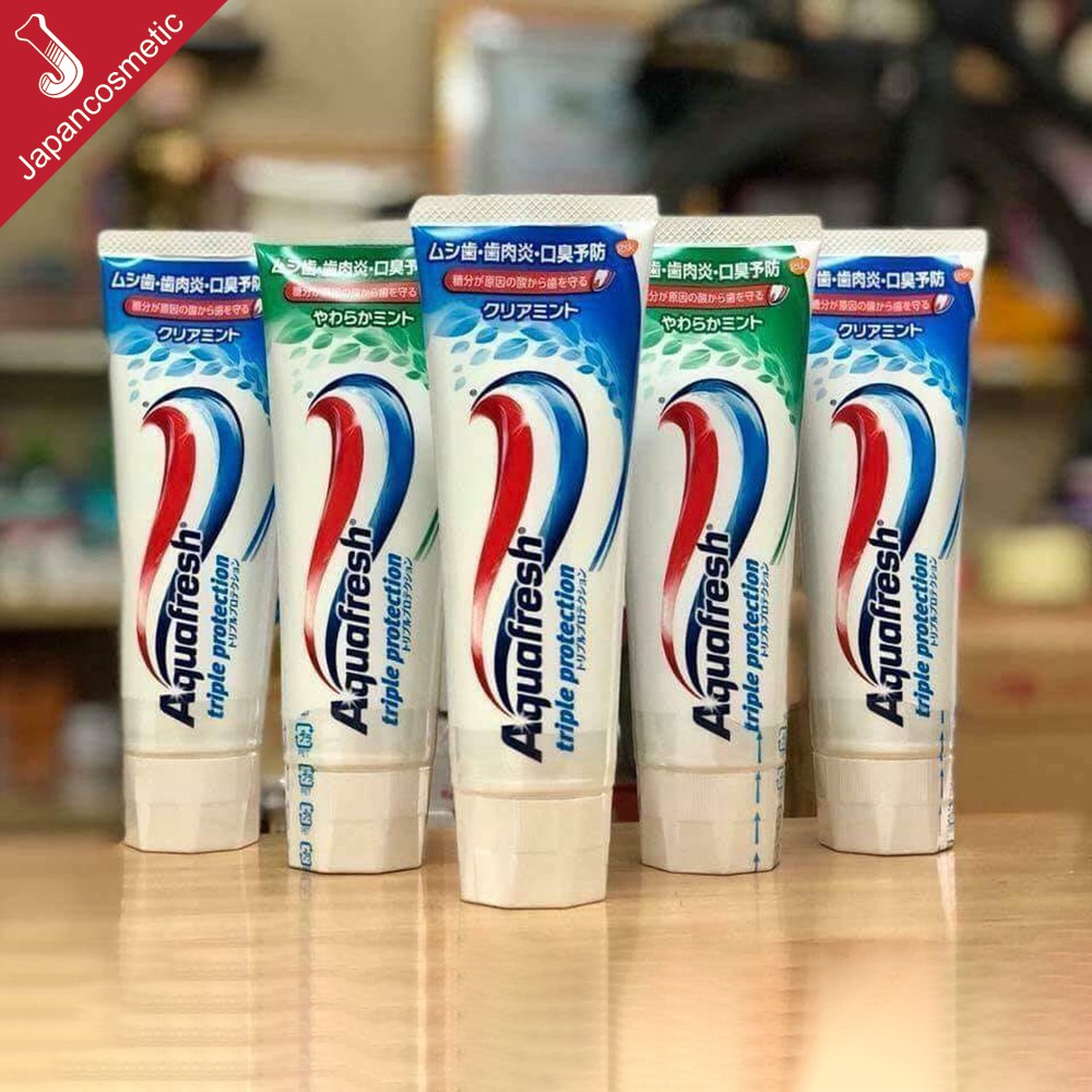 Kem đánh răng Aquafresh nội địa Nhật 160g