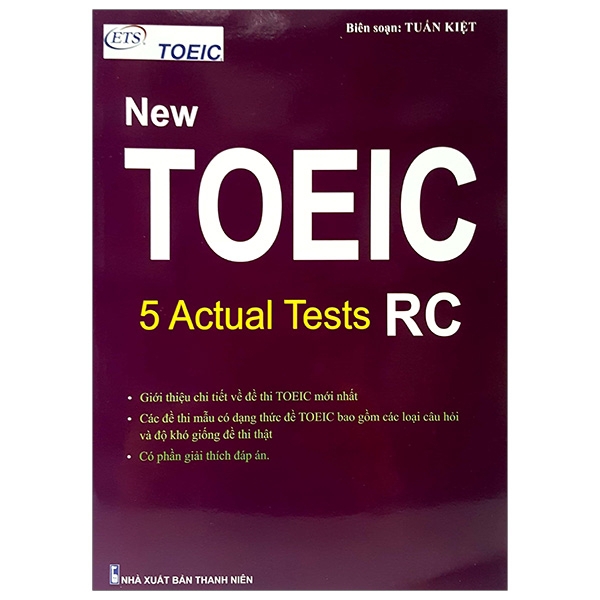 Sách - New Toeic 5 Actual Test Rc